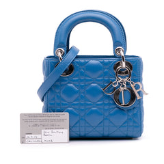 Mini Lambskin Cannage Lady Dior
