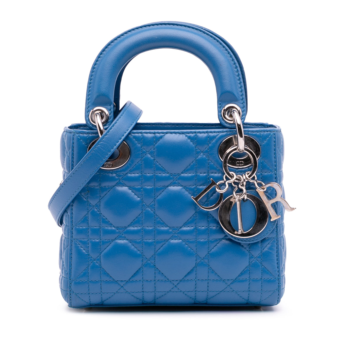 Mini Lambskin Cannage Lady Dior
