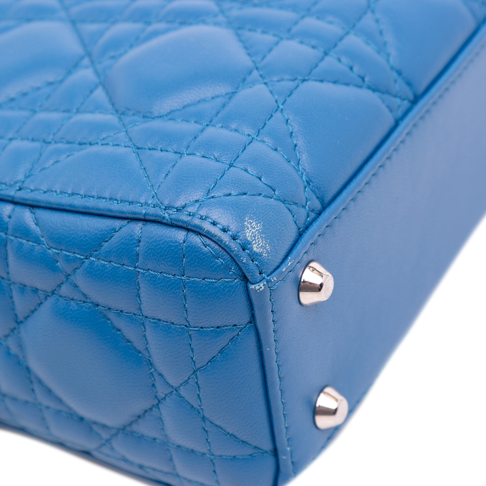 Mini Lambskin Cannage Lady Dior
