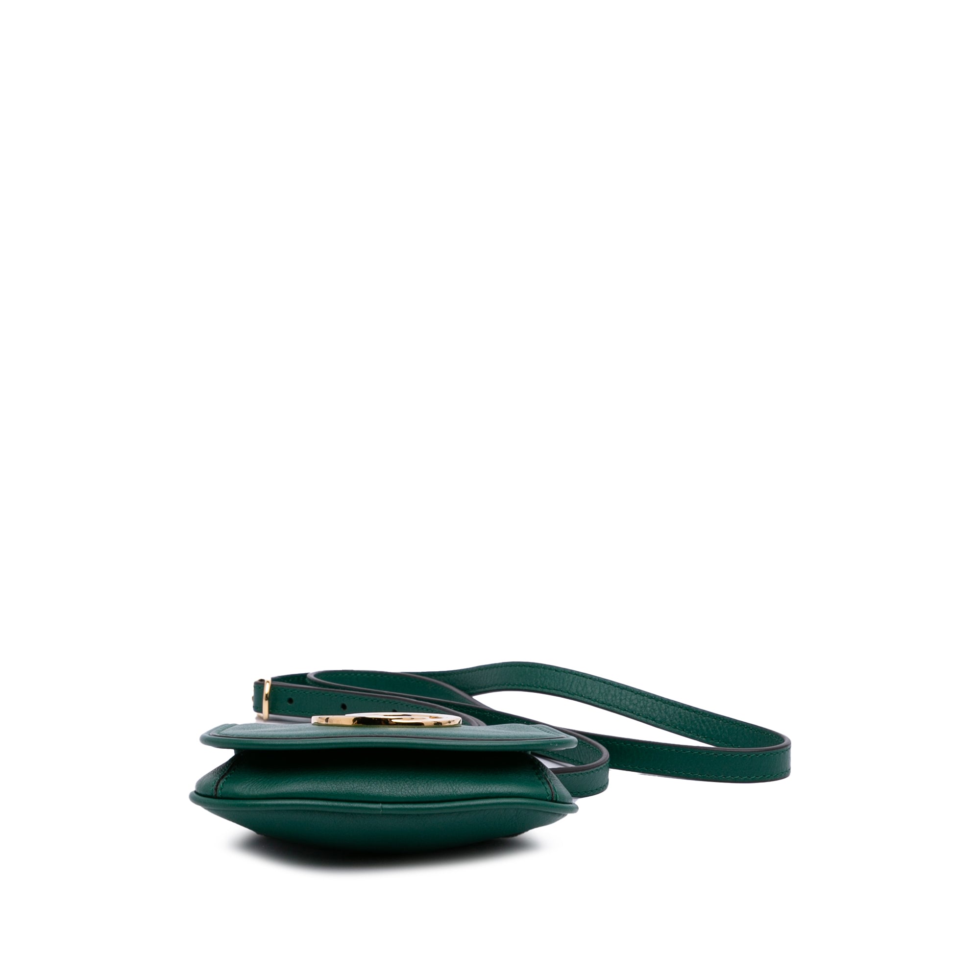 Textured Calfskin Blondie Card Case on Strap