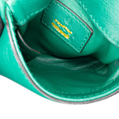 Textured Calfskin Blondie Card Case on Strap