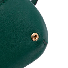 Textured Calfskin Blondie Card Case on Strap