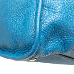 Vitello Daino Zip Top Satchel