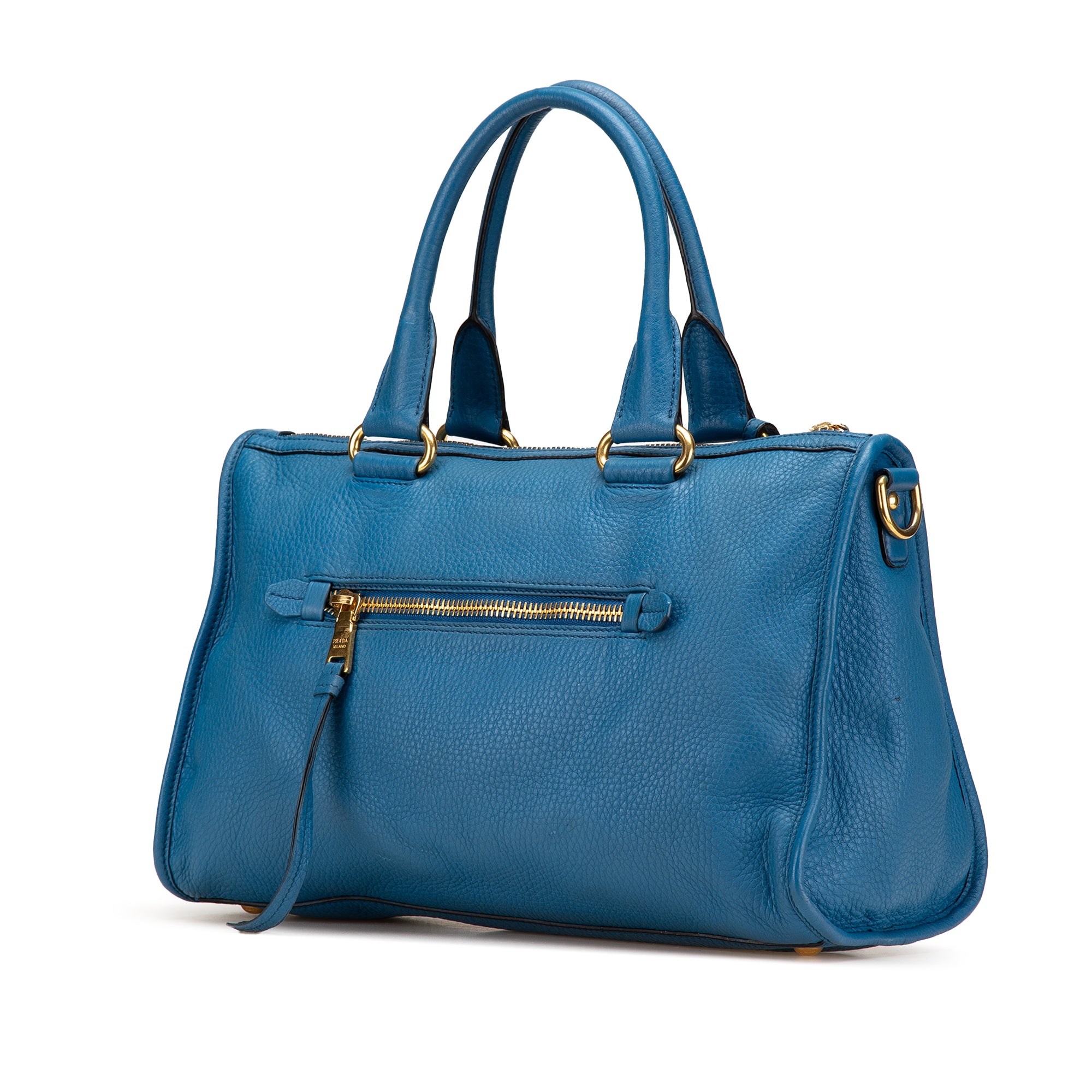 Vitello Daino Zip Top Satchel