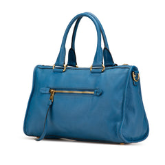 Vitello Daino Zip Top Satchel