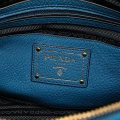 Vitello Daino Zip Top Satchel