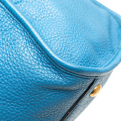 Vitello Daino Zip Top Satchel