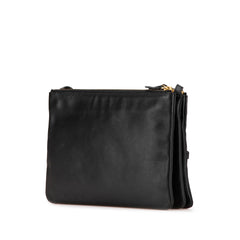Large Lambskin Trio Crossbody