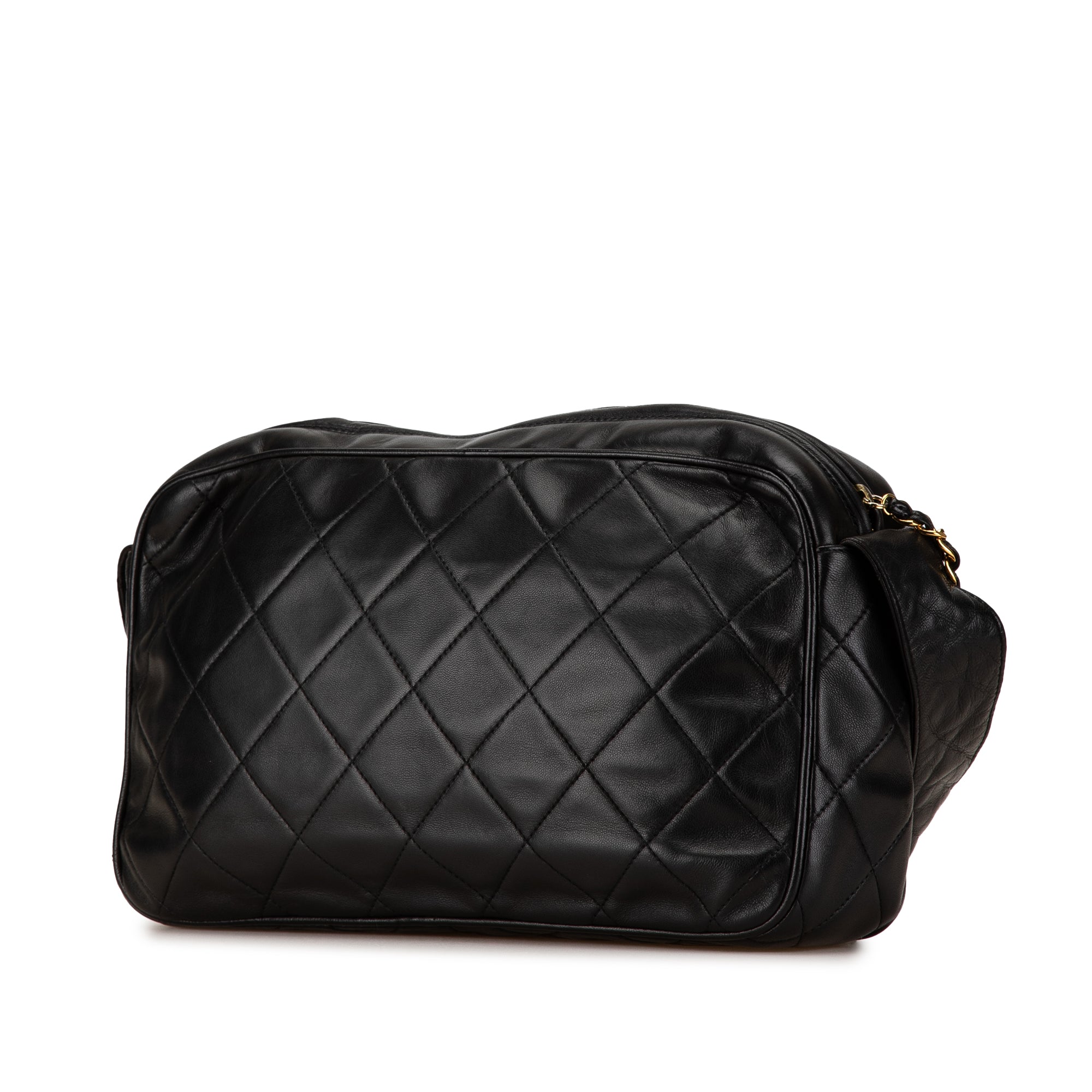 CC Quilted Lambskin Tassel Crossbody