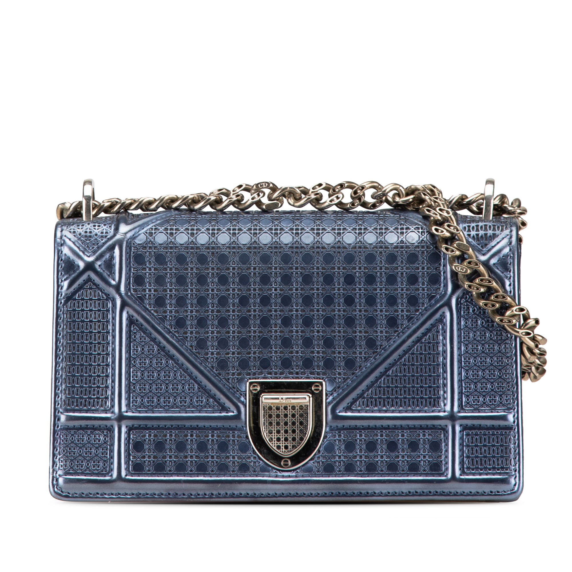 Mini Metallic Patent Microcannage Diorama Flap