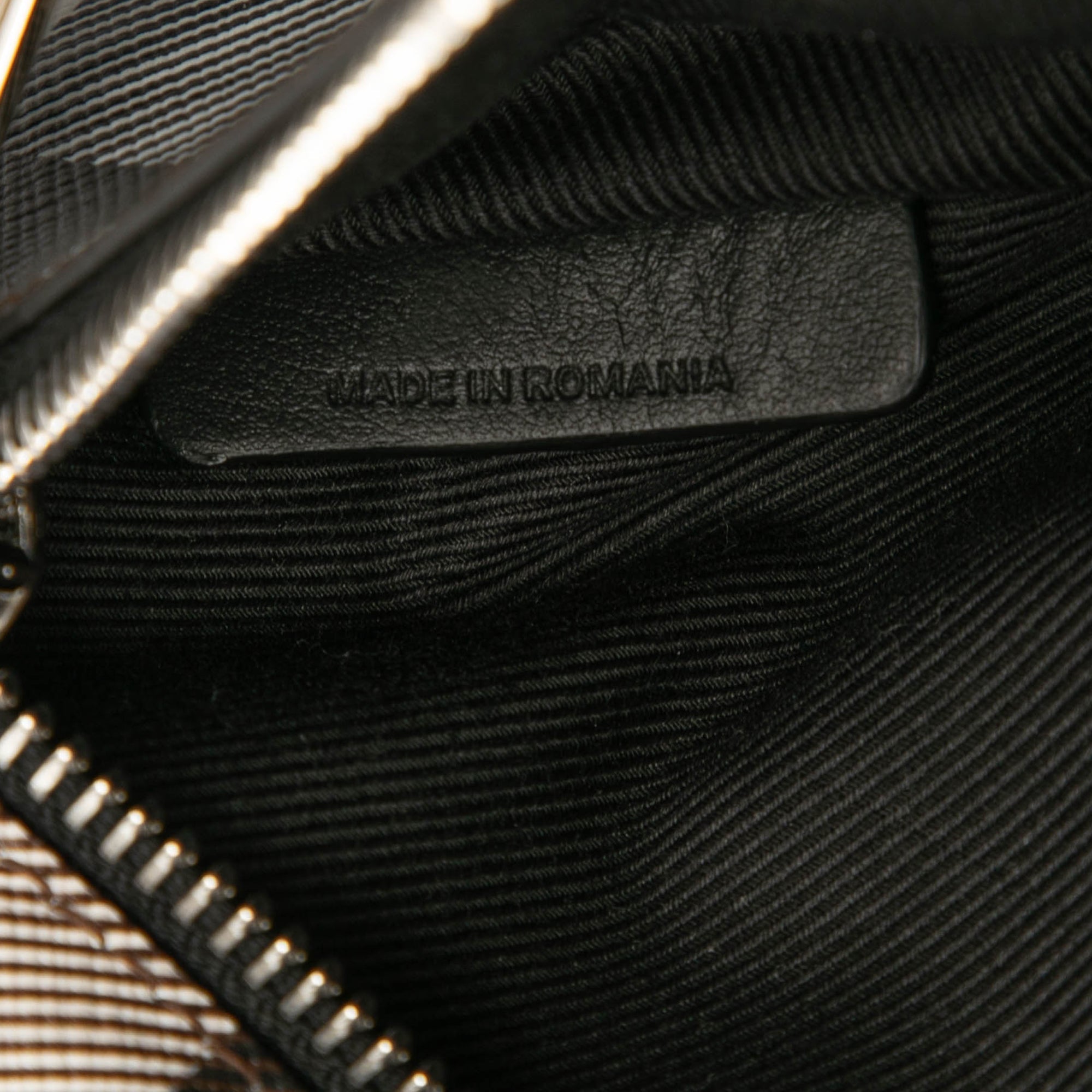 Geometric Check Coated Canvas Bum Bag