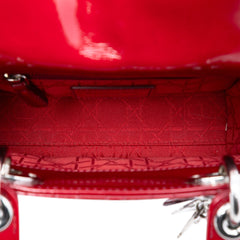 Mini Patent Cannage Lady Dior