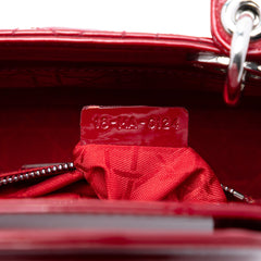 Mini Patent Cannage Lady Dior