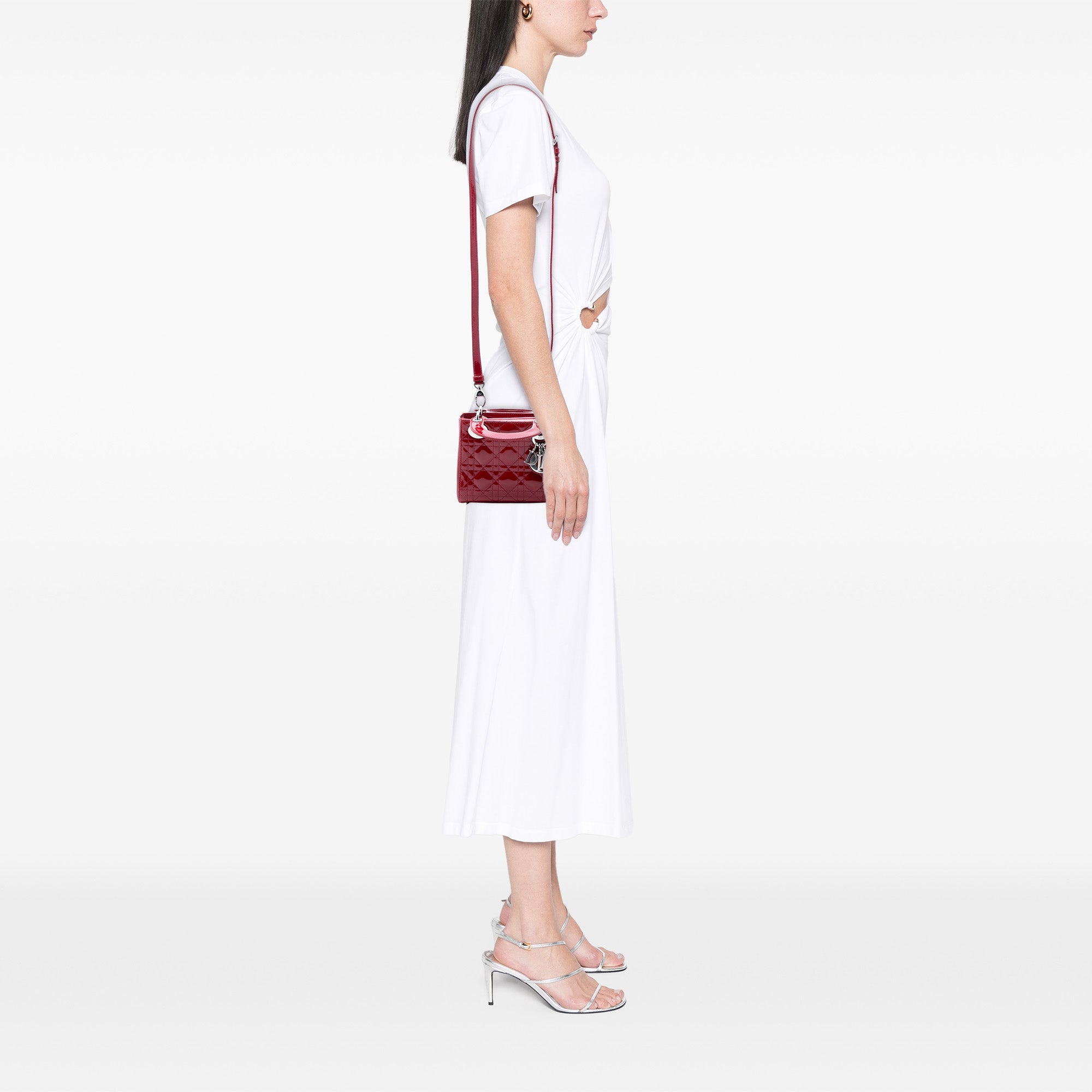 Mini Patent Cannage Lady Dior
