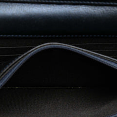 Calfskin Double Stitch Boy Wallet On Chain