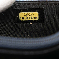 Calfskin Double Stitch Boy Wallet On Chain