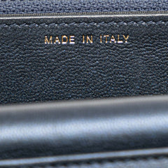 Calfskin Double Stitch Boy Wallet On Chain