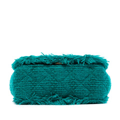 Small Wool Tweed Giant Logo Flap