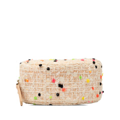 CC Quilted Tweed Round Crossbody