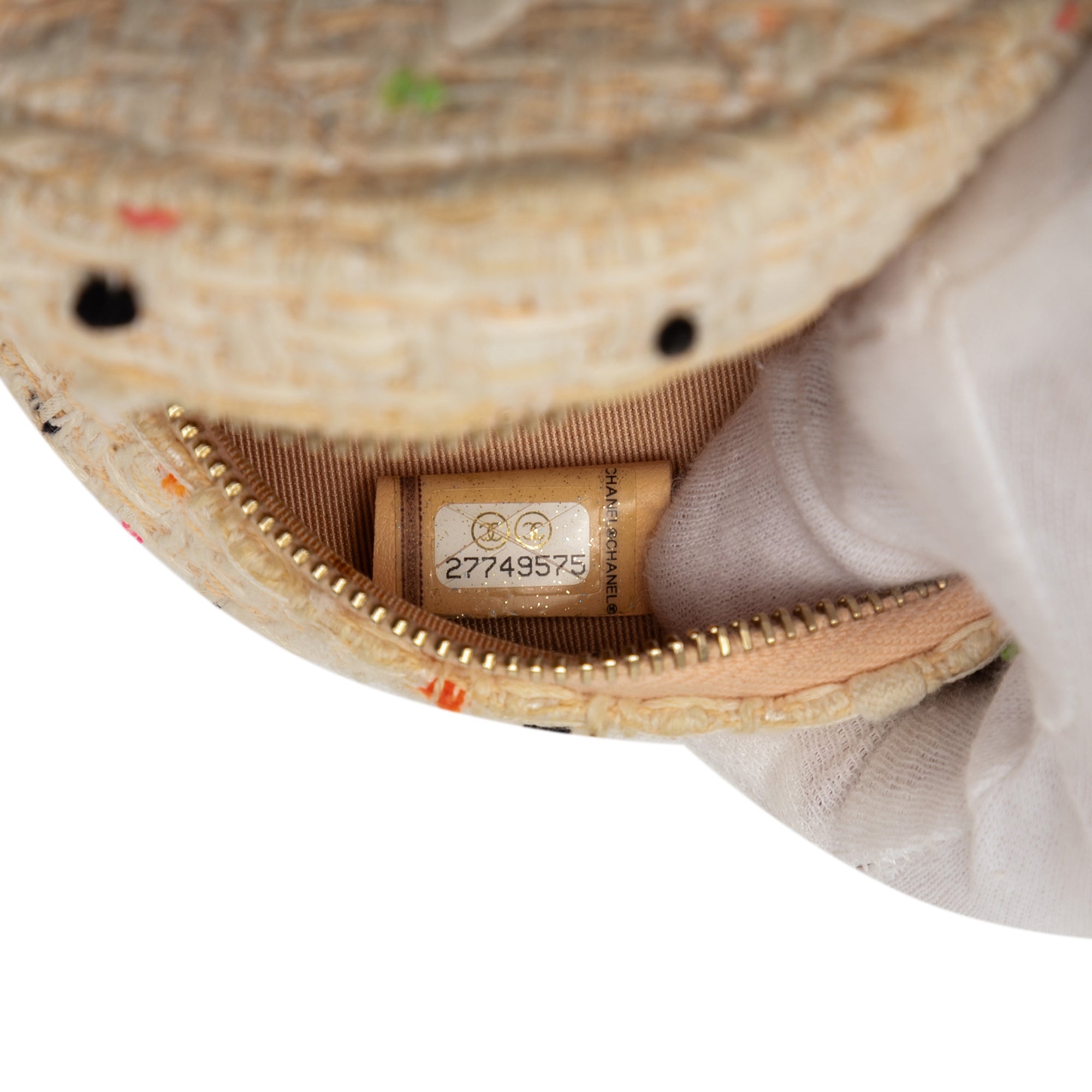 CC Quilted Tweed Round Crossbody