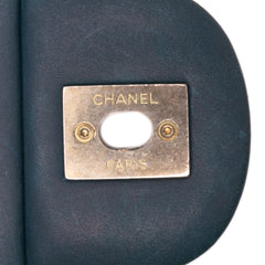 Small Iridescent Calfskin Chic Quilt Flap