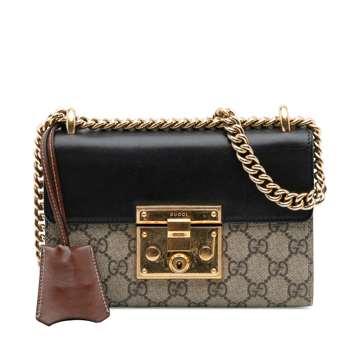 Small GG Supreme Padlock Crossbody