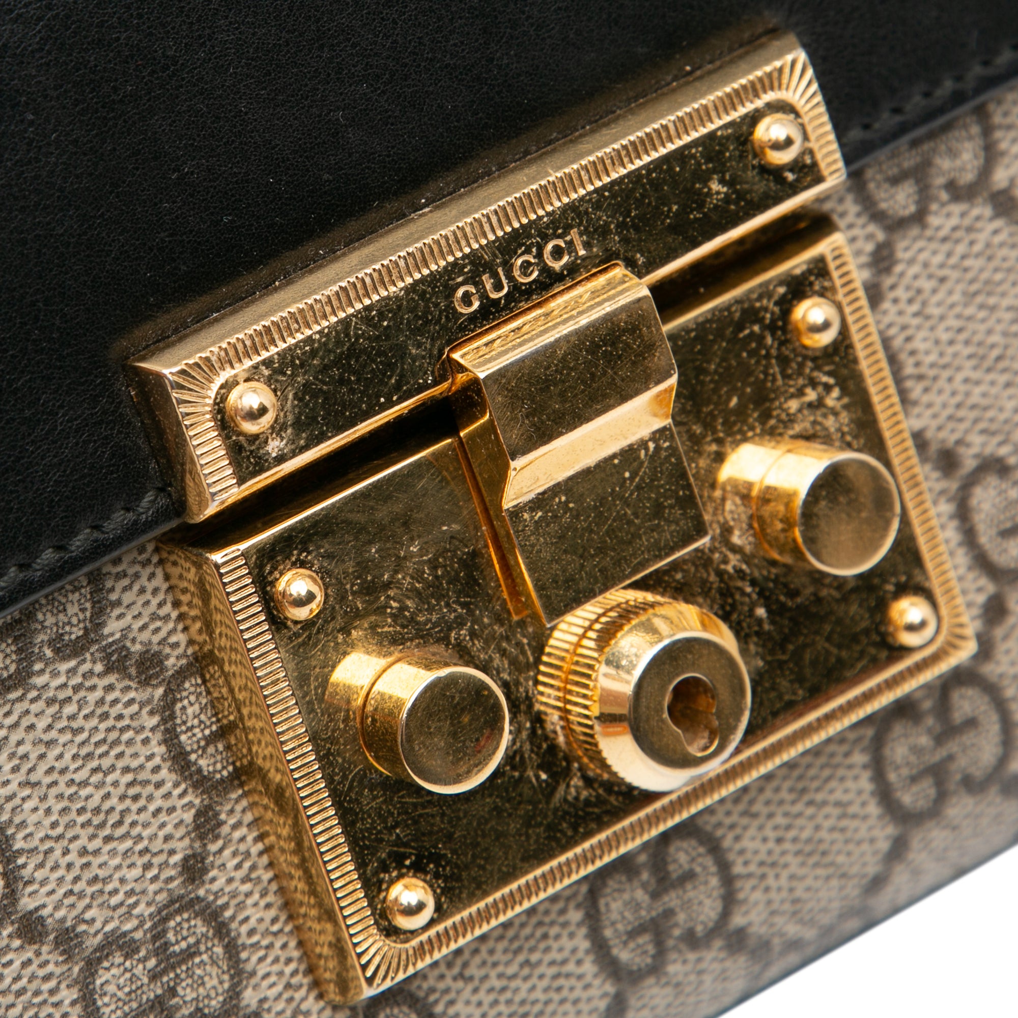 Small GG Supreme Padlock Crossbody