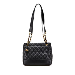 Quilted Caviar Chain Tote
