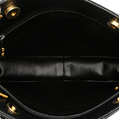 Quilted Caviar Chain Tote