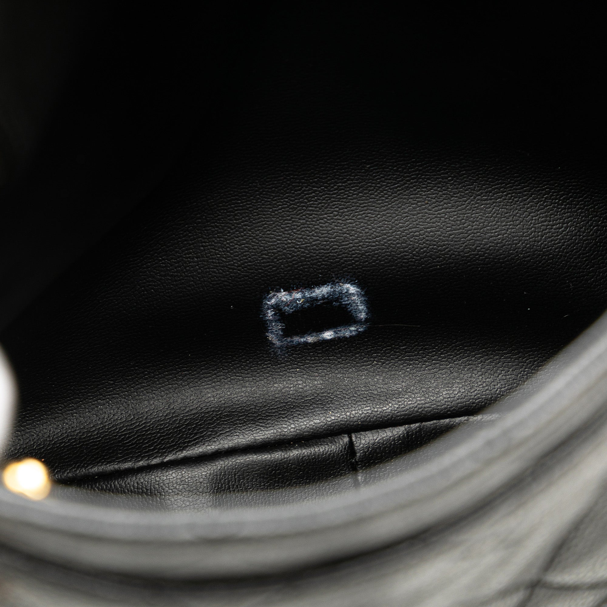 Quilted Caviar Chain Tote