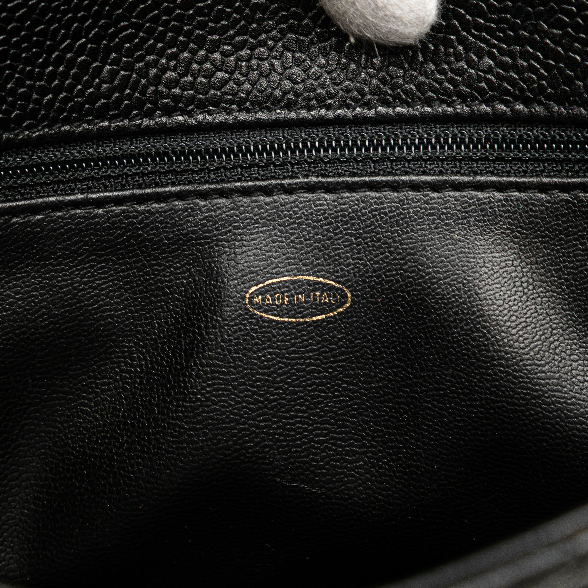 Quilted Caviar Chain Tote