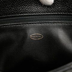 Quilted Caviar Chain Tote