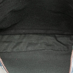 Denim Anagram Messenger Bag