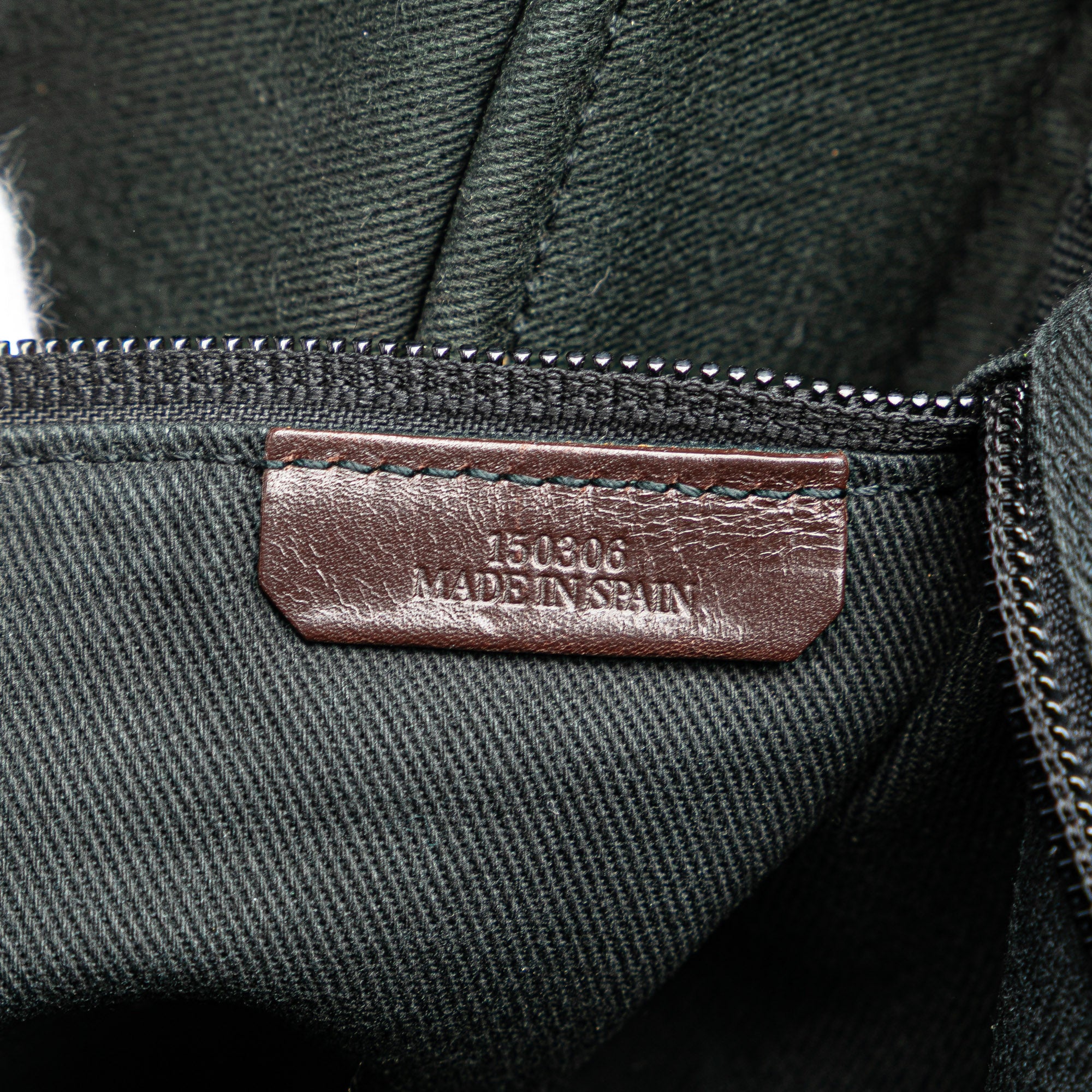 Denim Anagram Messenger Bag
