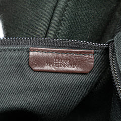 Denim Anagram Messenger Bag