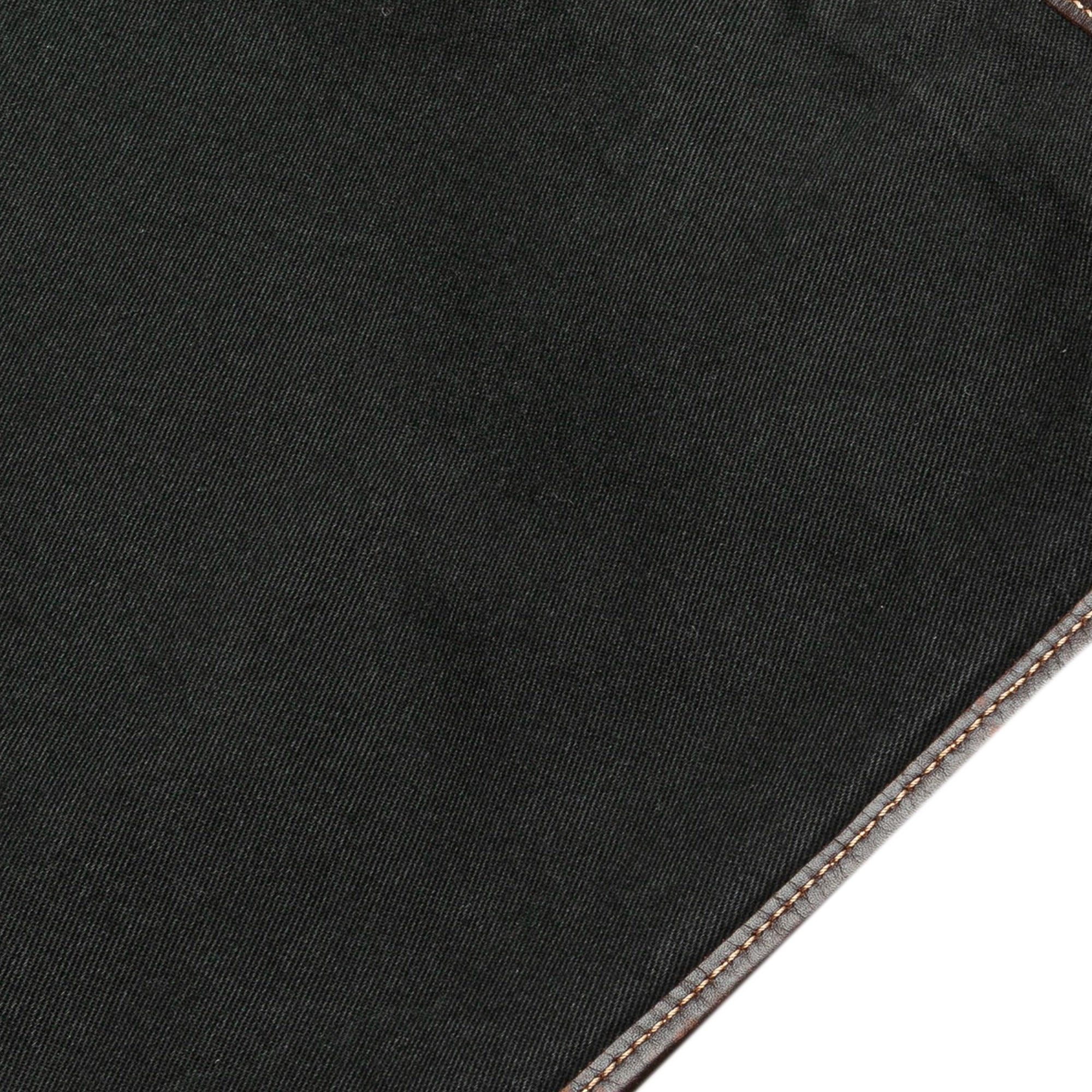 Denim Anagram Messenger Bag