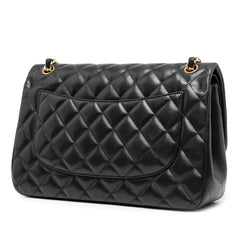 Jumbo Classic Lambskin Double Flap