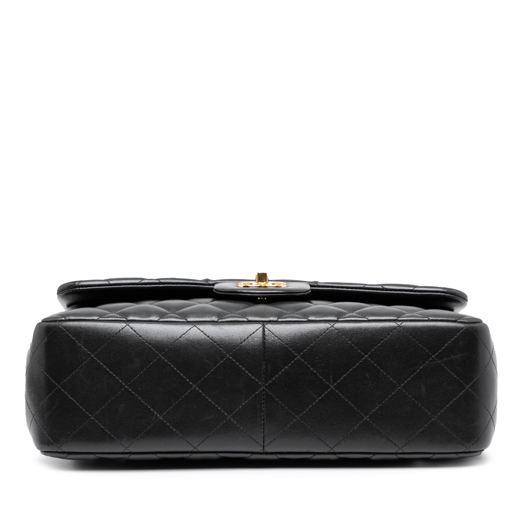 Jumbo Classic Lambskin Double Flap