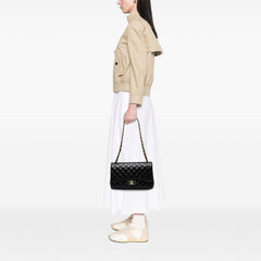 Jumbo Classic Lambskin Double Flap