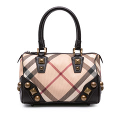 Supernova Check Canvas Mega Stud Chester Boston Bag