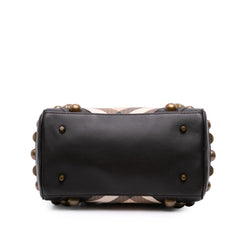 Supernova Check Canvas Mega Stud Chester Boston Bag
