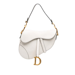 Grained Calfskin Saddle Bag