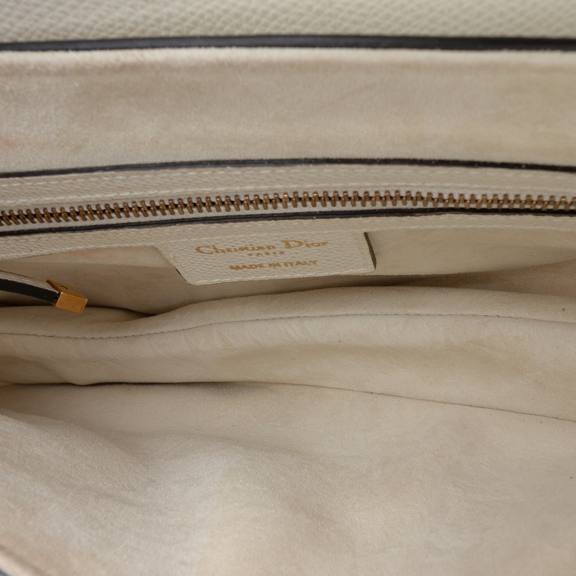 Grained Calfskin Saddle Bag