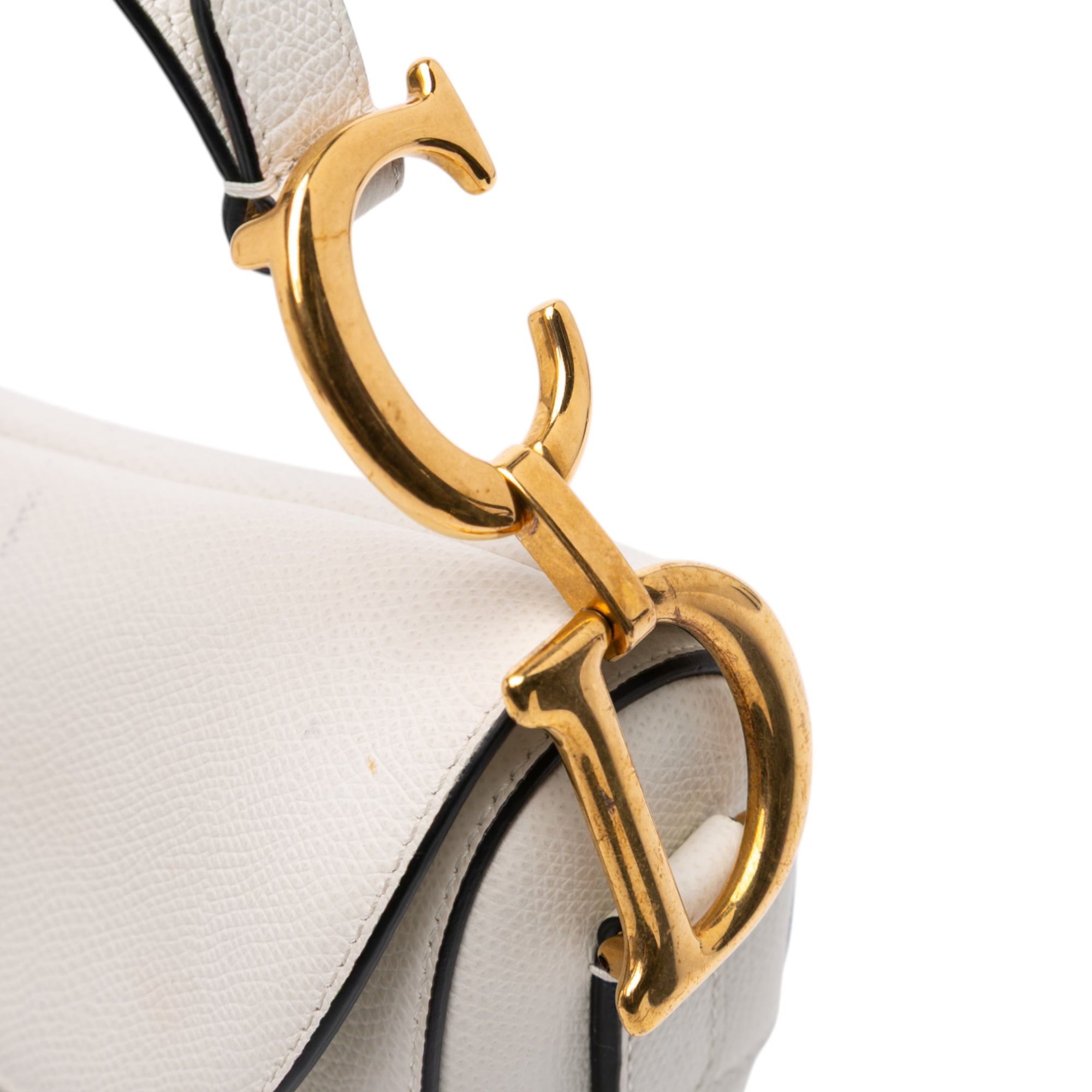 Grained Calfskin Saddle Bag