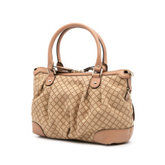 Diamante Canvas Sukey Satchel