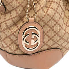 Diamante Canvas Sukey Satchel