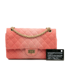 Reissue 2.55 Quilted Denim Ombre Double Flap 225
