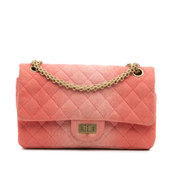 Reissue 2.55 Quilted Denim Ombre Double Flap 225