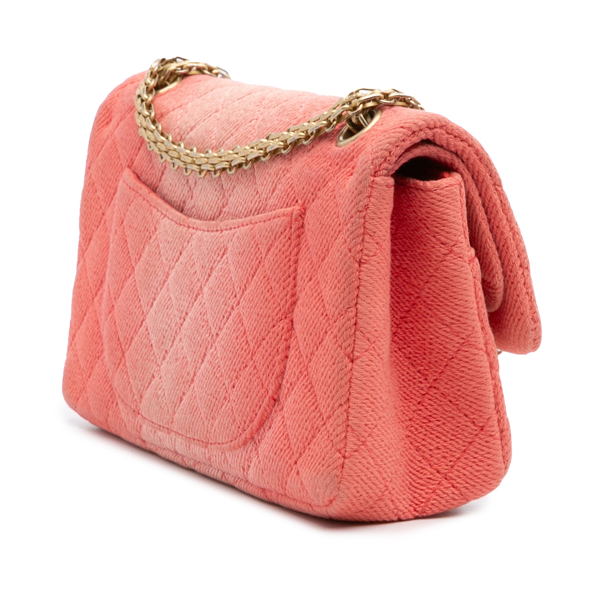 Reissue 2.55 Quilted Denim Ombre Double Flap 225