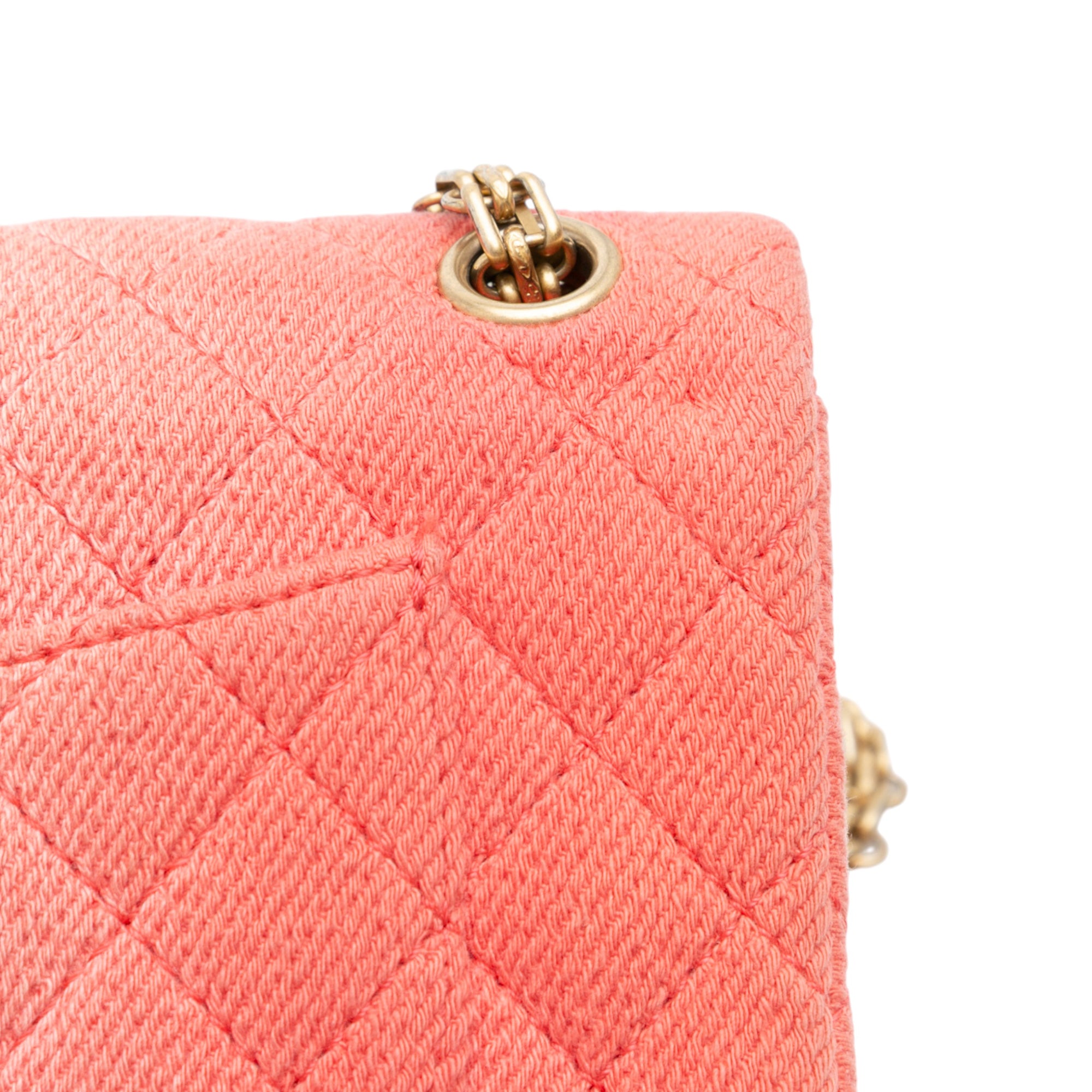 Reissue 2.55 Quilted Denim Ombre Double Flap 225